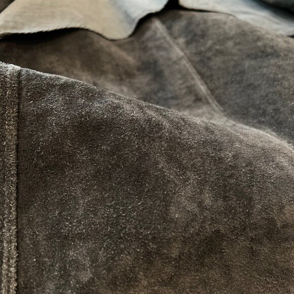 Carpe Diem Black Leather Shirt Jacket – Artisanal Handcrafted Italy (2001) - Picture 9 of 9